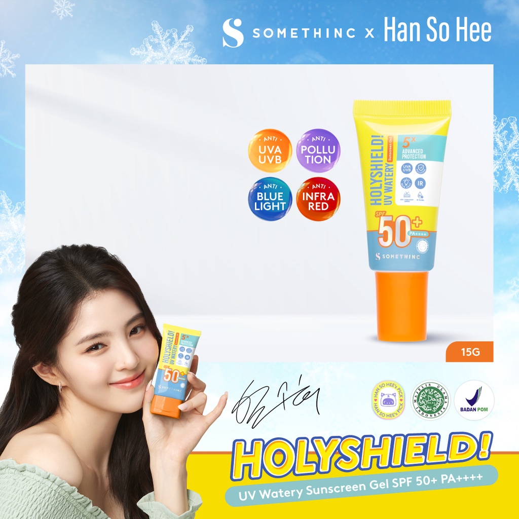Somethinc Holyshield! UV Watery Sunscreen Gel SPF50+ PA+++ 15gr
