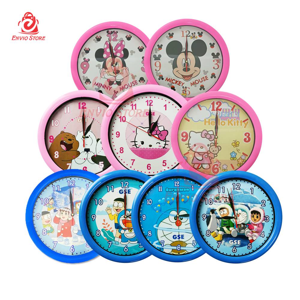 Jam Dinding Motif Karakter 27cm