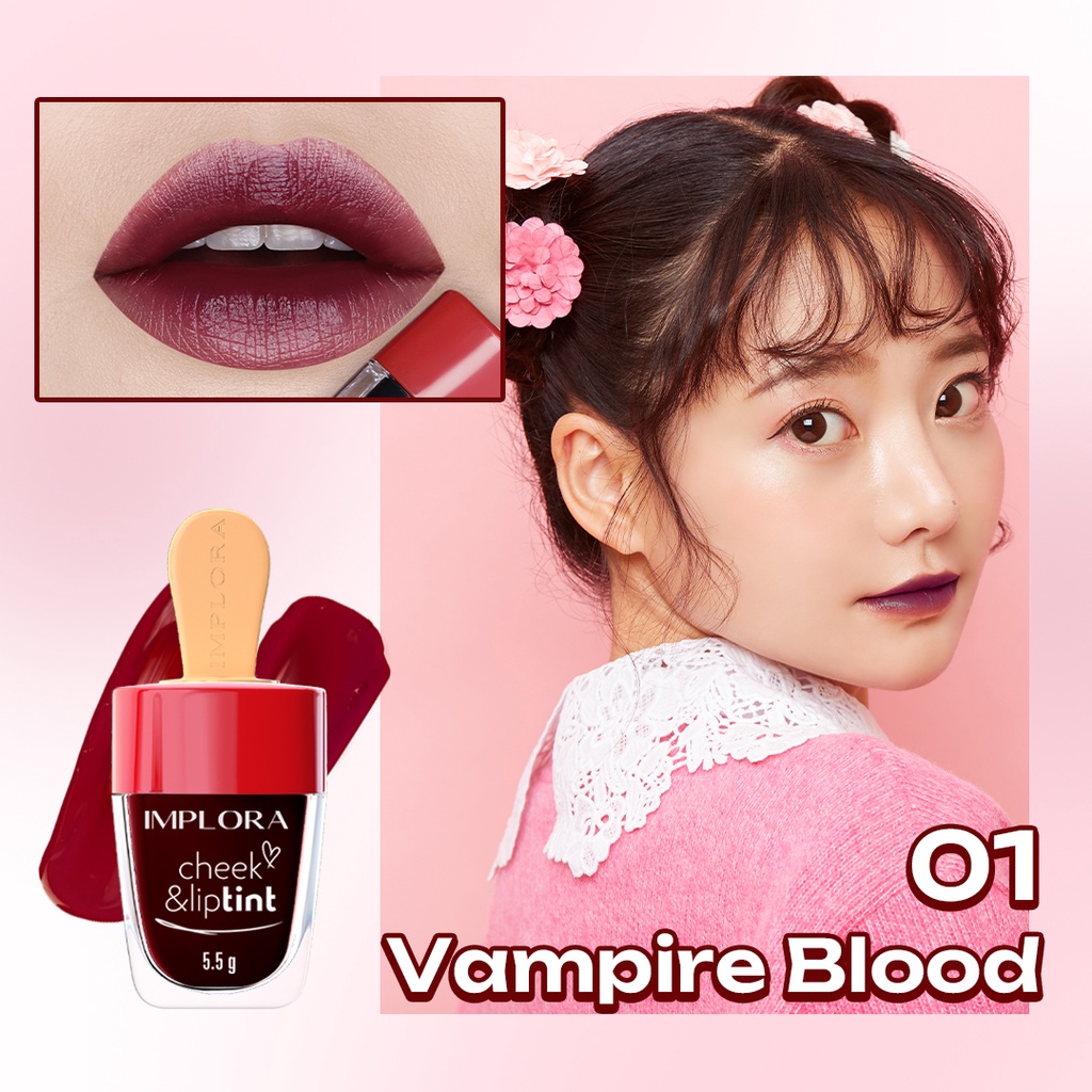 Implora Cheek & Liptint 01 Vampire Blood