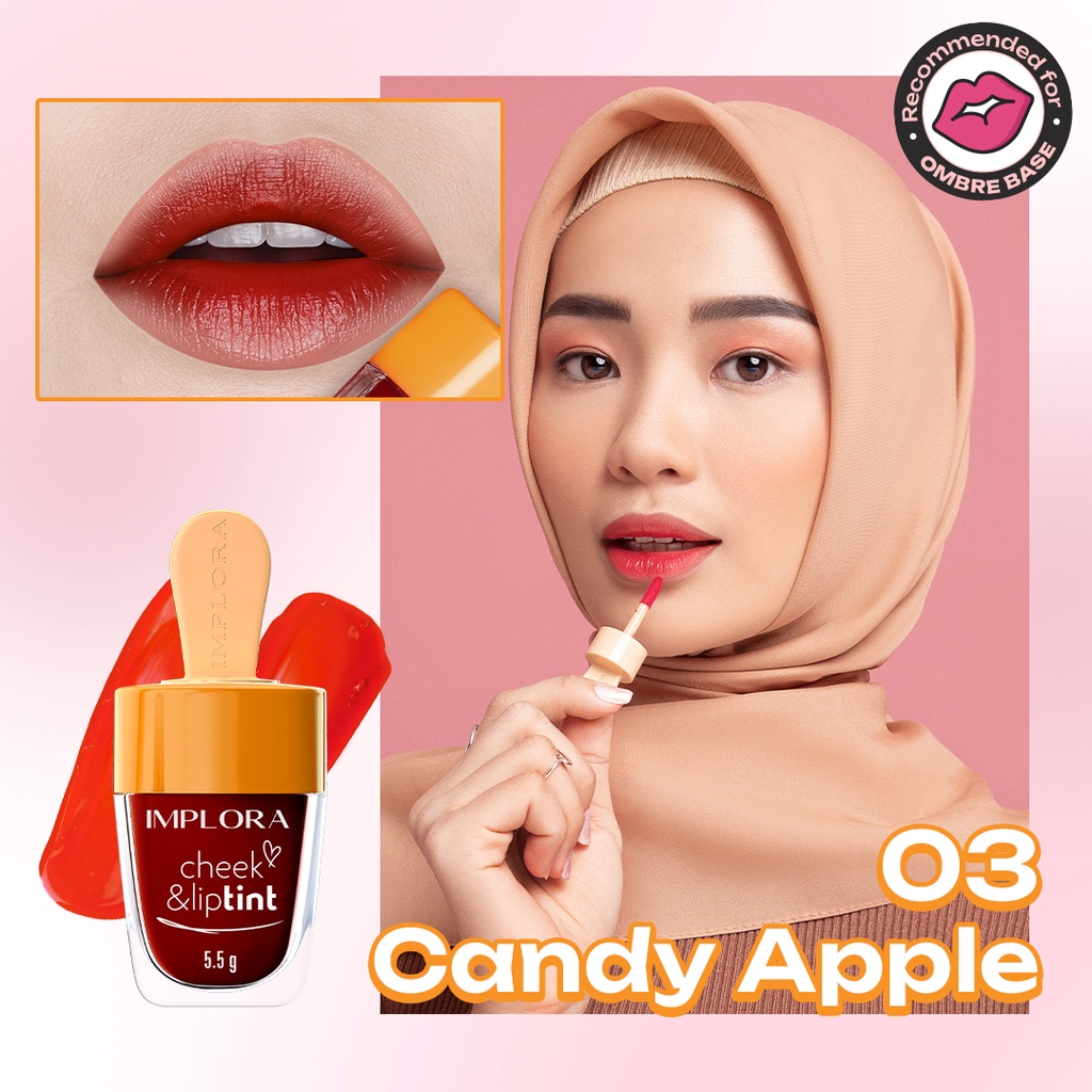 Implora Cheek & Liptint 03 Candy Apple