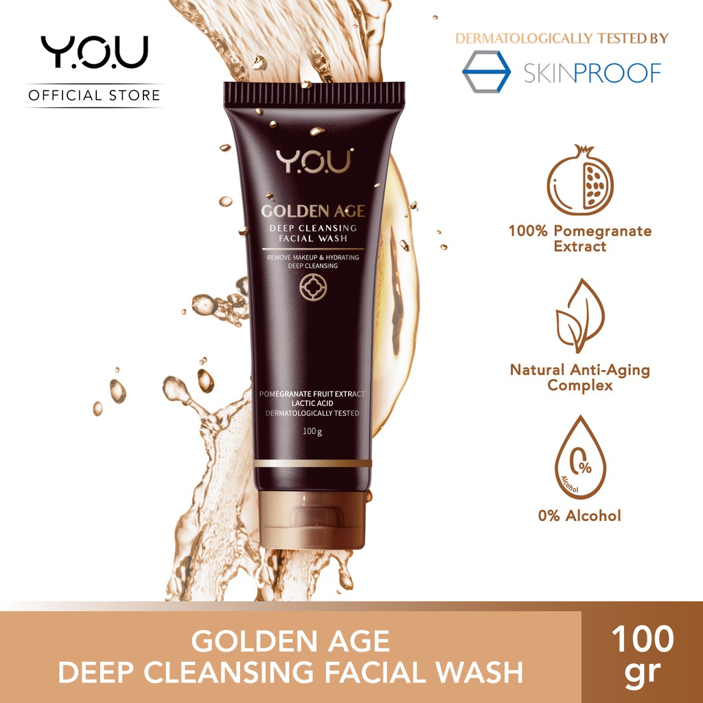 YOU Golden Age Deep Cleansing Facial Wash 100gr