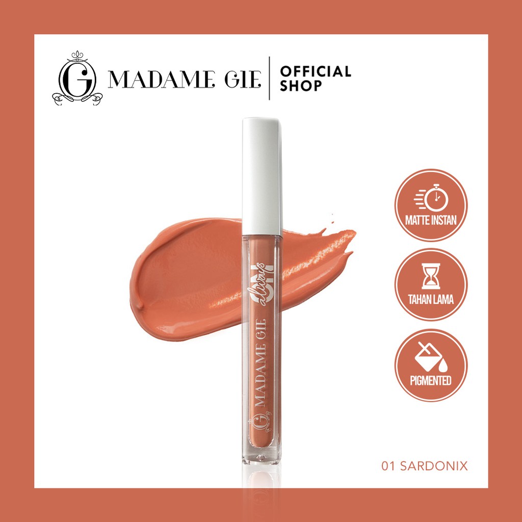 Madame Gie Always On 01 Sardonix - Lip Cream