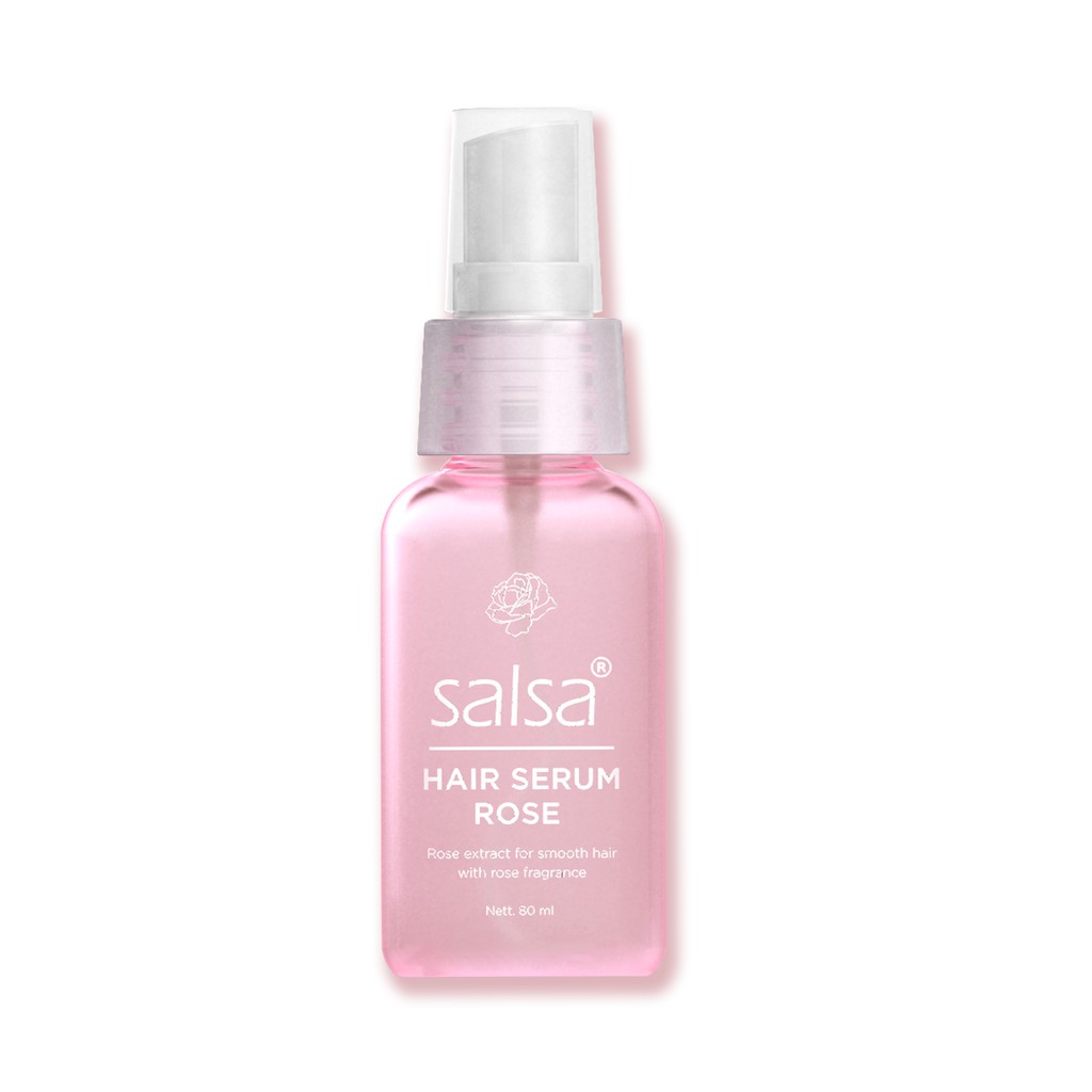 SALSA Hair Serum Perfume Spray Rose 80ml (Pink) - Serum Perawatan Rambut