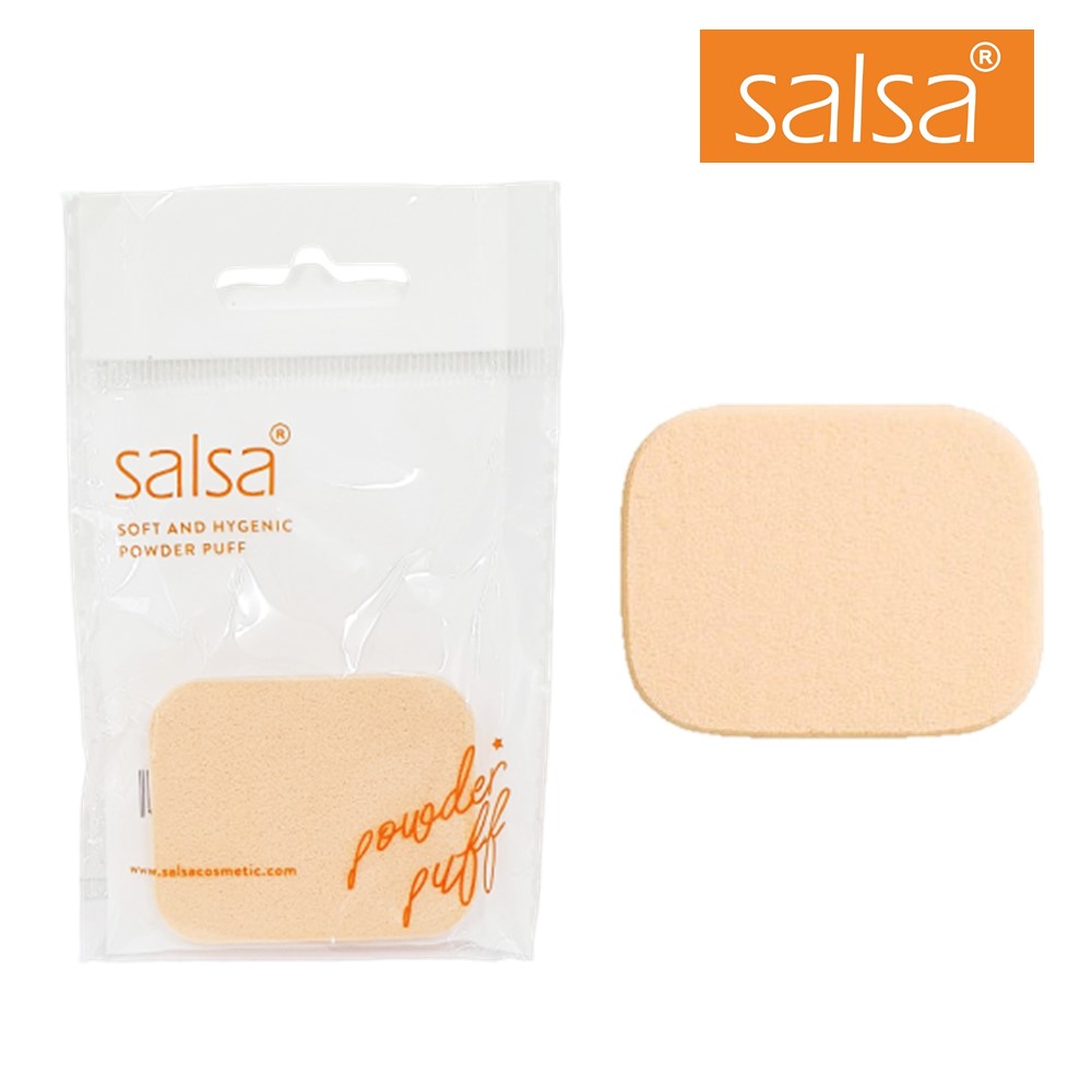 SALSA Spons Bedak Coklat Persegi - Powder Puff