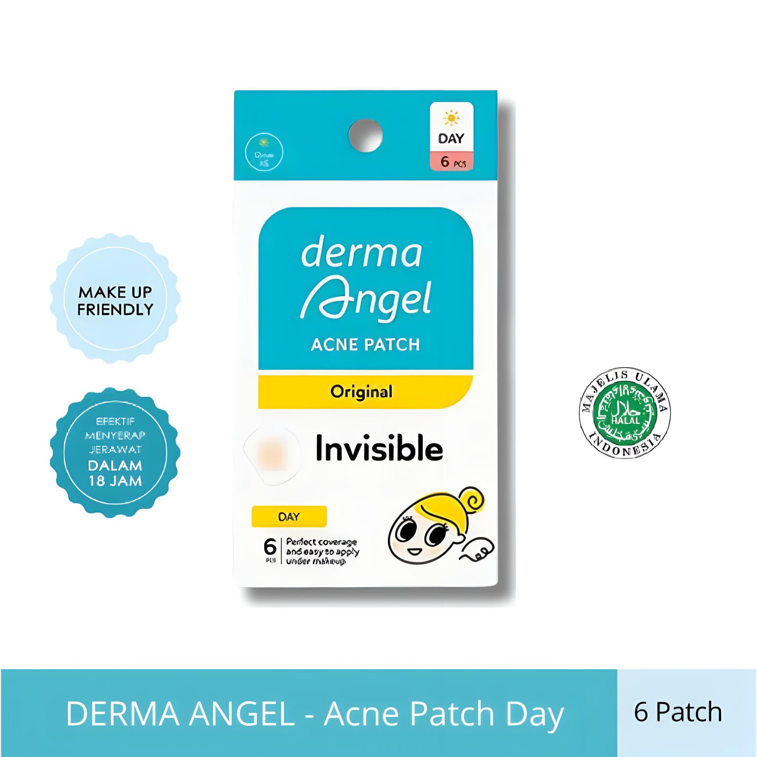 DERMA ANGEL Acne Patch Day 6s (Pagi)