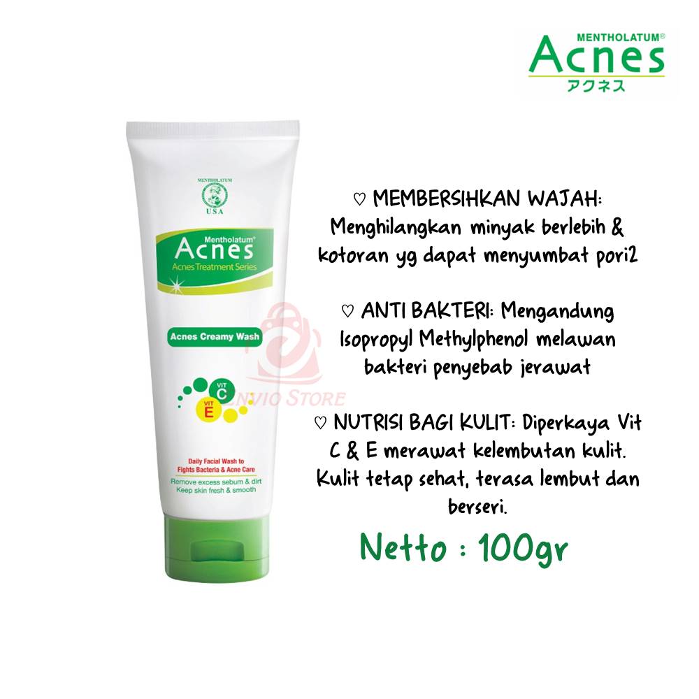 ACNES Creamy Wash 100gr (Face Wash) ACNES Creamy Wash 100gr (Face Wash)