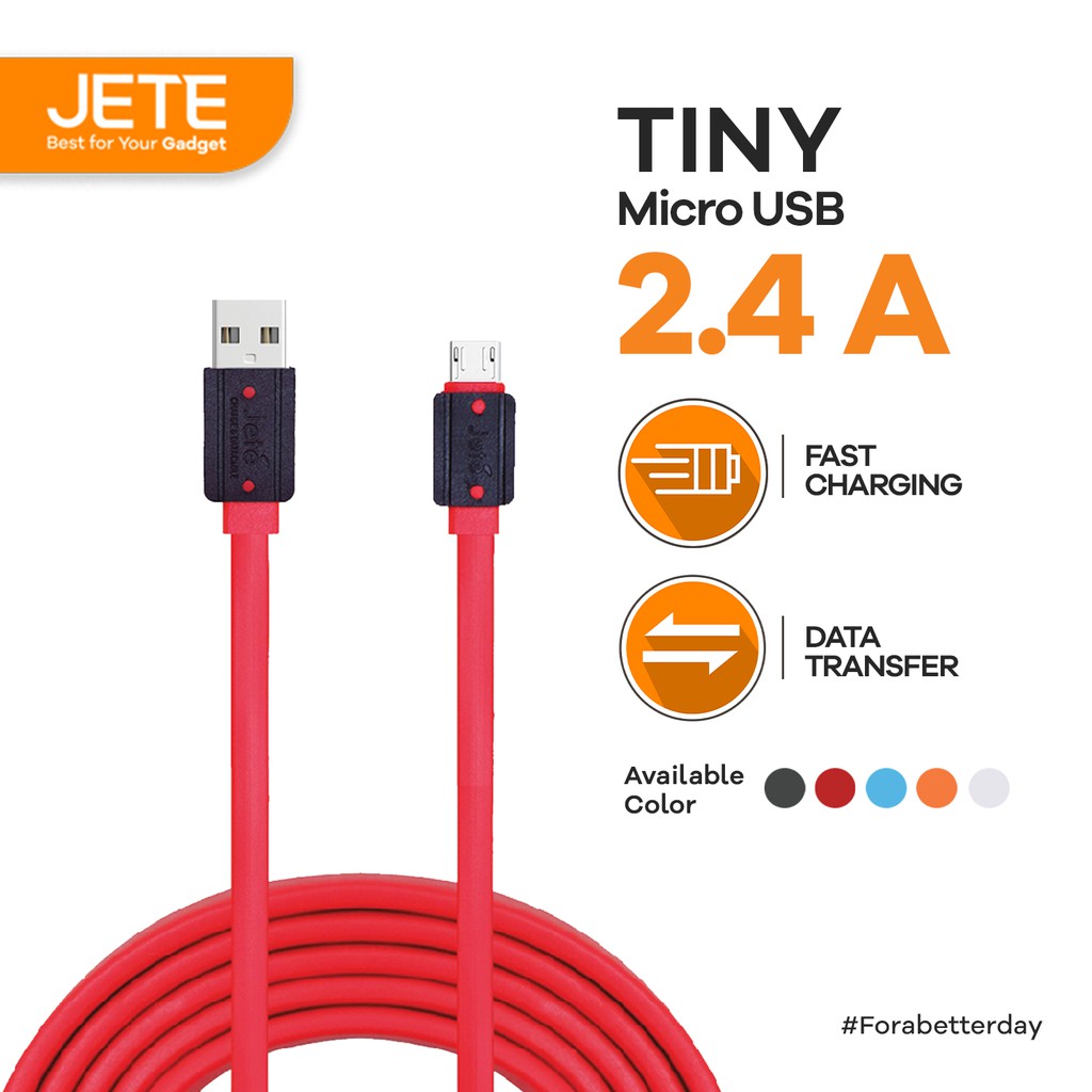 JETE Kabel Tiny 2 - Micro USB 100cm