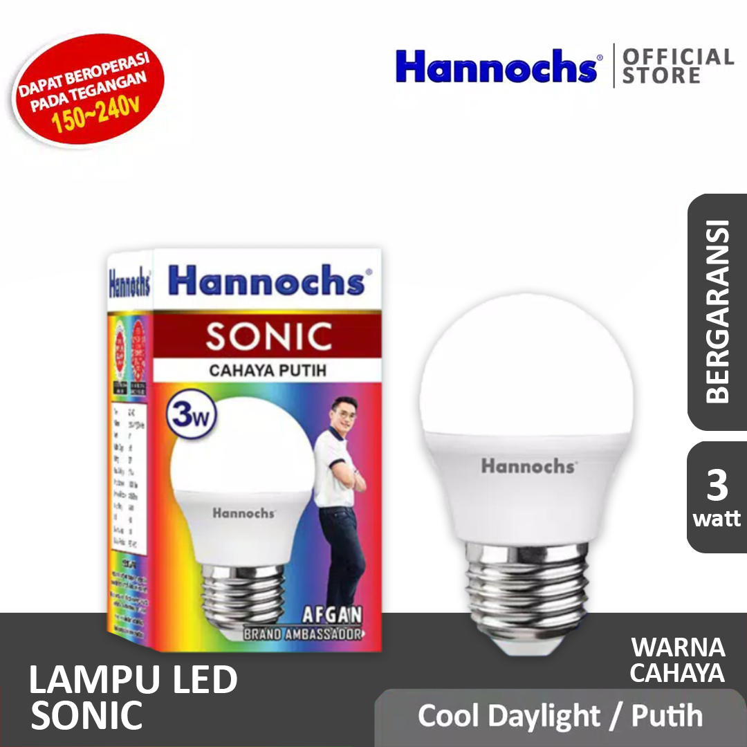 HANNOCHS Sonic Bohlam LED 3 Watt (3W) CDL