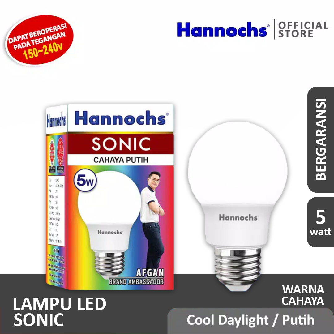 HANNOCHS Sonic Bohlam LED 5 Watt (5W) CDL
