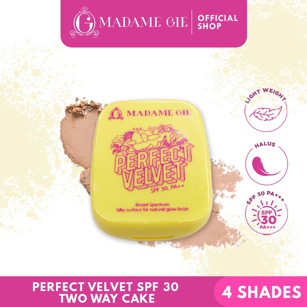 Madame Gie Perfect Velvet SPF30 PA++ Two Way Cake - 03 Olive