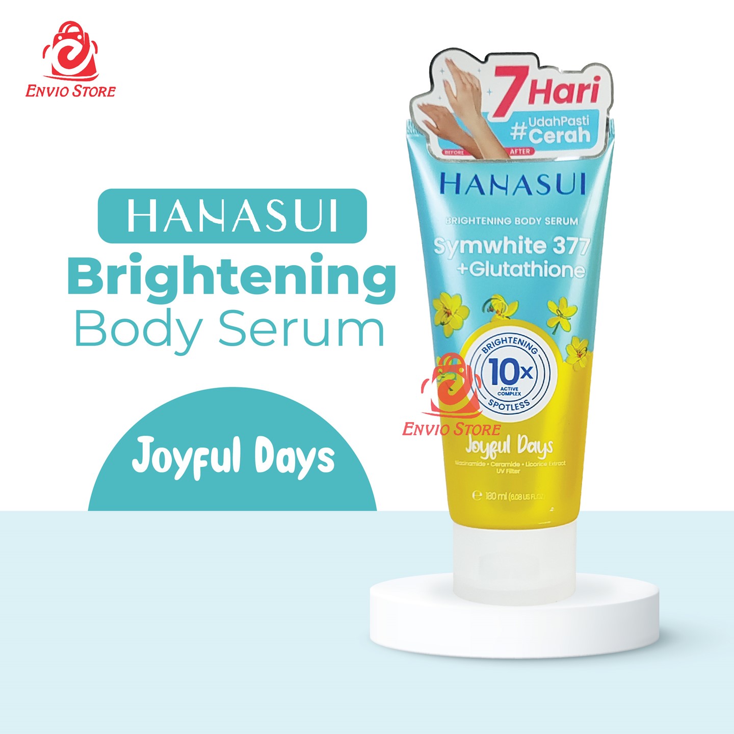 Hanasui Brightening Body Serum Symwhite 377 180ml - Joyful Days