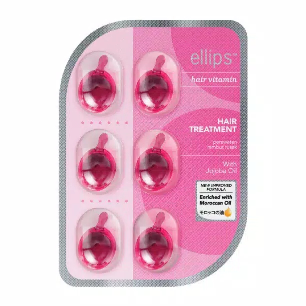 ELLIPS Hair Vitamin Pink - Hair Treatment (6 Capsules)