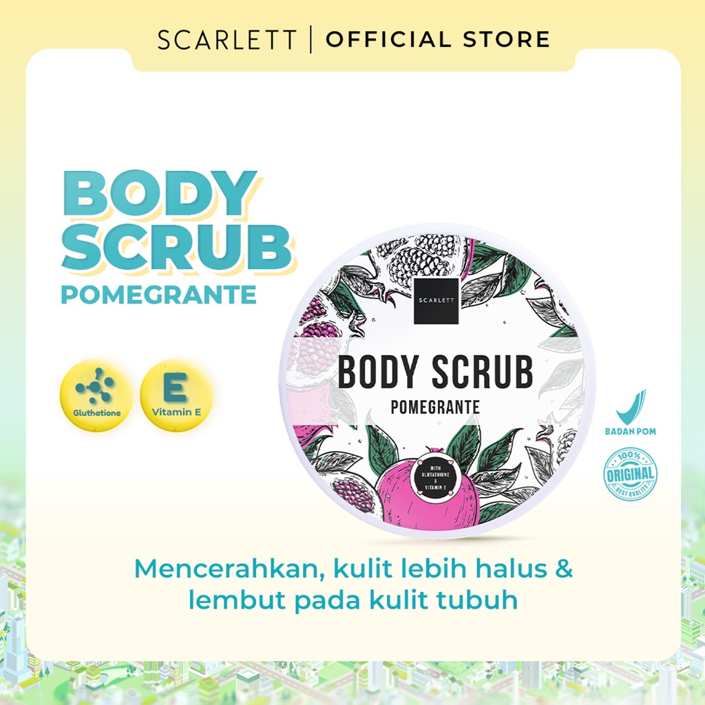 SCARLETT Body Scrub Pomegranate SCARLETT Body Scrub Pomegranate