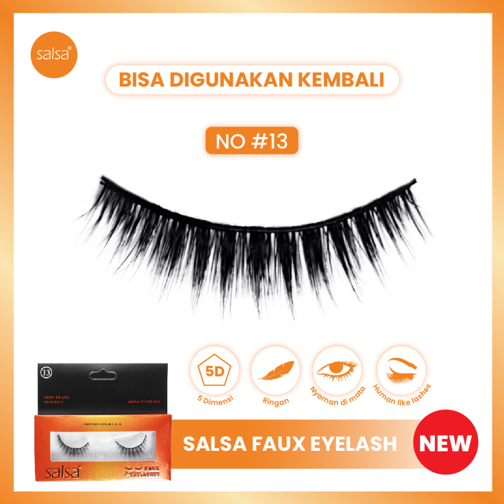 SALSA Faux Eyelash No.13 (Bulu Mata Palsu)