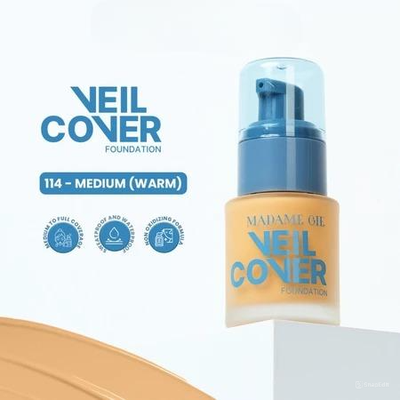 Madame Gie Veil Cover Foundation 25ml - 114 Medium (Warm)