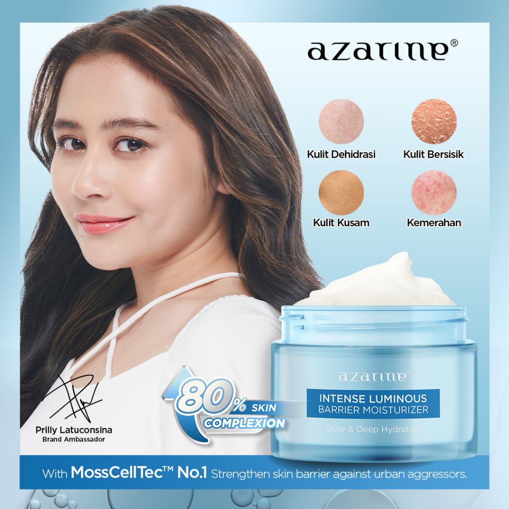 Azarine Barrier Moisturizer 30gr -  Intense Luminous (Kulit Kering & Sensitif)