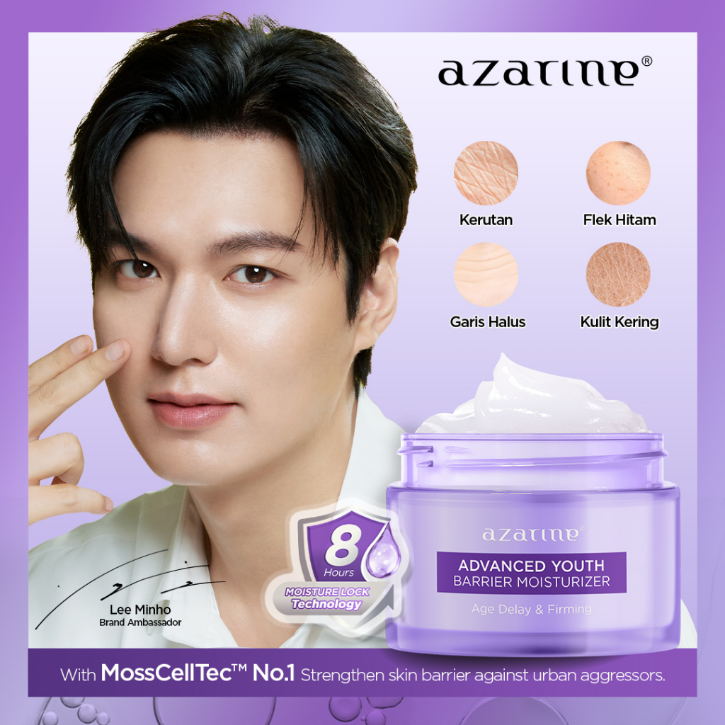 Azarine Barrier Moisturizer 30gr - Advanced Youth (Anti Aging & Flek Hitam)