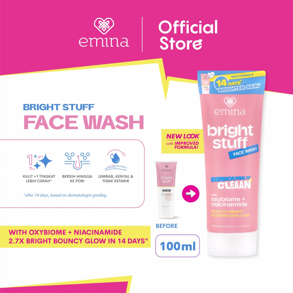 Emina Bright Stuff Face Wash 100mL