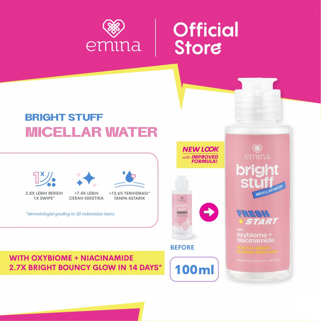 Emina Bright Stuff Micellar Water 100mL
