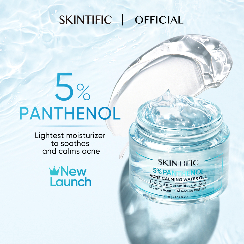 Skintific 5% Panthenol Acne Calming Water Gel 45gr