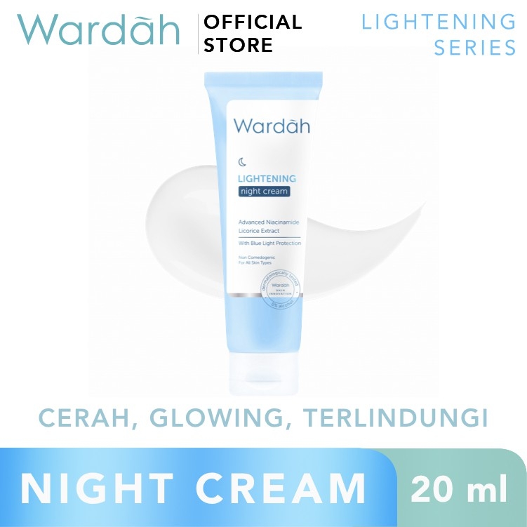 Wardah Lightening Night Cream Advanced Niacinamide 20ml