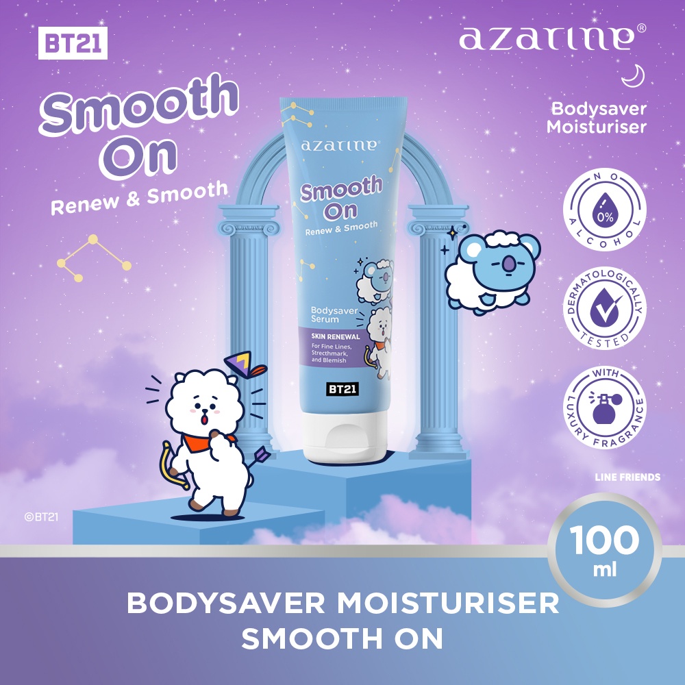 Azarine Bodysaver Serum 100ml - Smooth On (Biru)