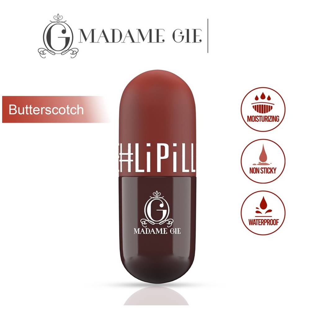Madame Gie Lipill Butterscotch - Lip Tint Kapsul
