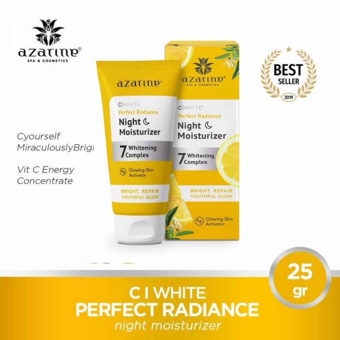 Azarine C White Perfect Radiance Night Moisturizer 25 gr (7 Whitening Complex)