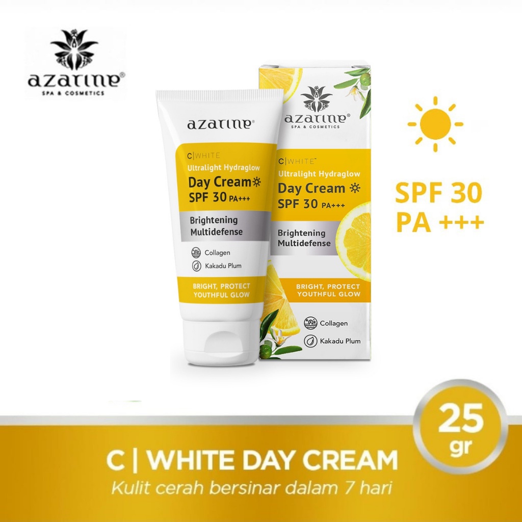 Azarine C White Ultralight Hydraglow Day Cream SPF 30 PA+++ 25 gr