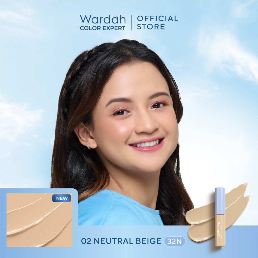 Wardah Lightening Liquid Concealer 6gr - 02 Neutral Beige (32N)