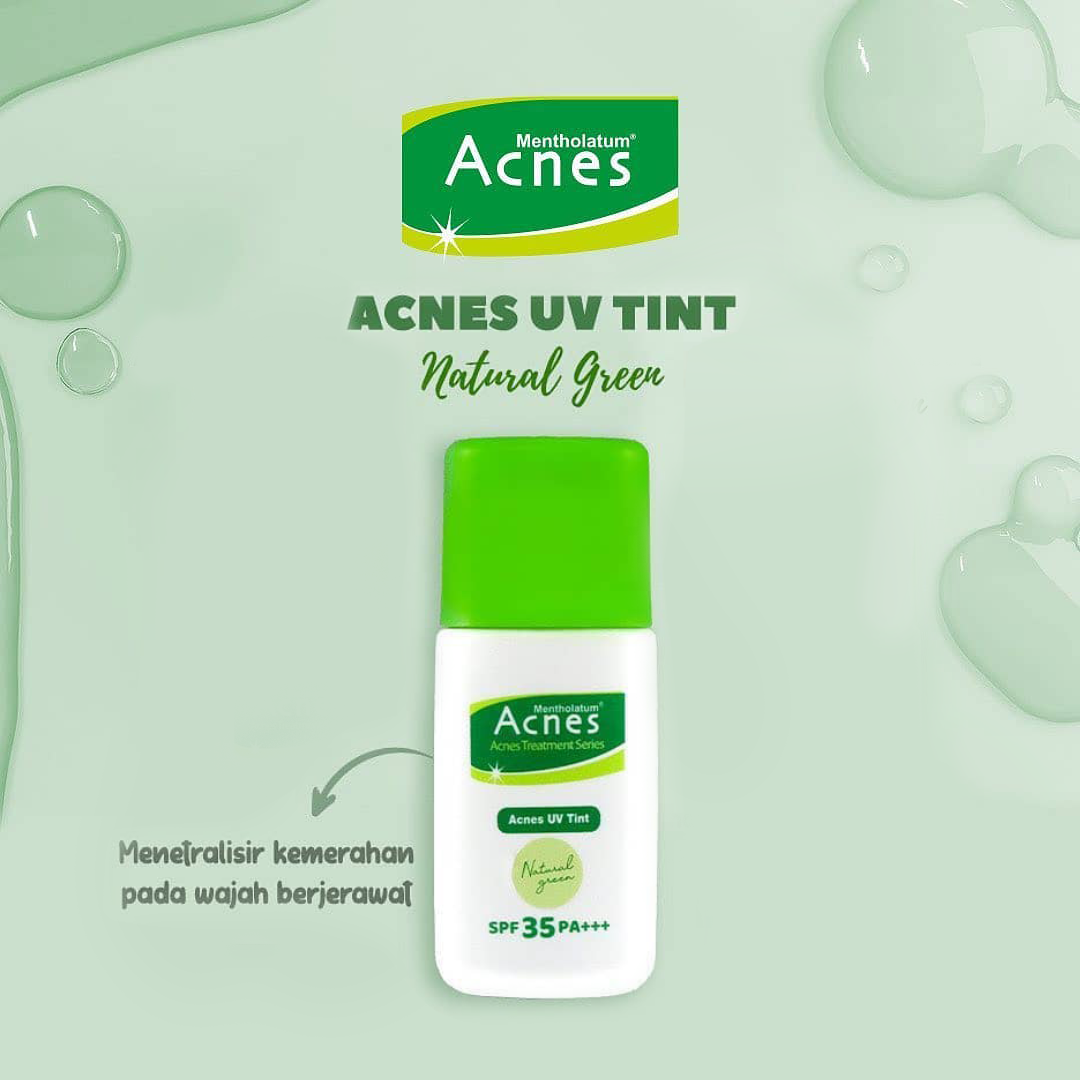 ACNES UV Tint SPF35 PA+++ Natural Green 30gr
