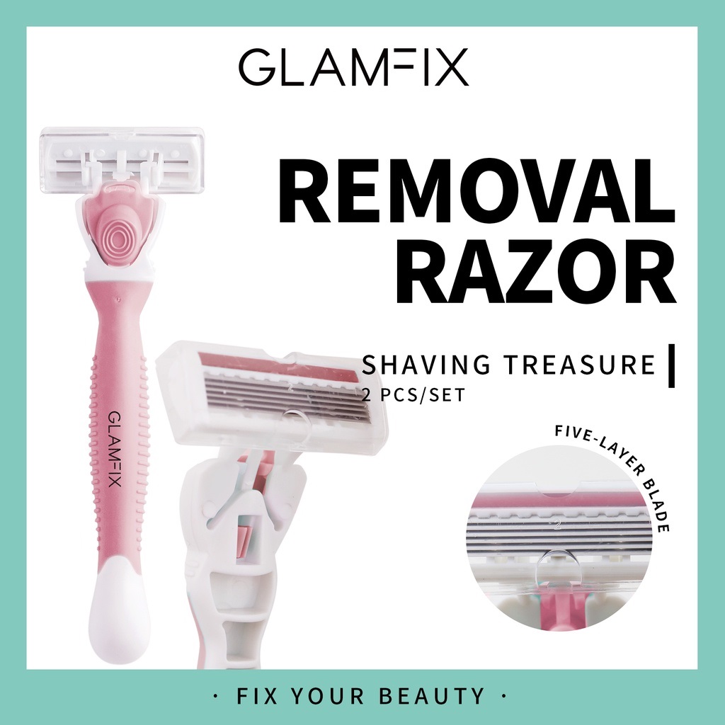 Glam Fix Fresh Hair Removal Razor (Alat Cukur Rambut)