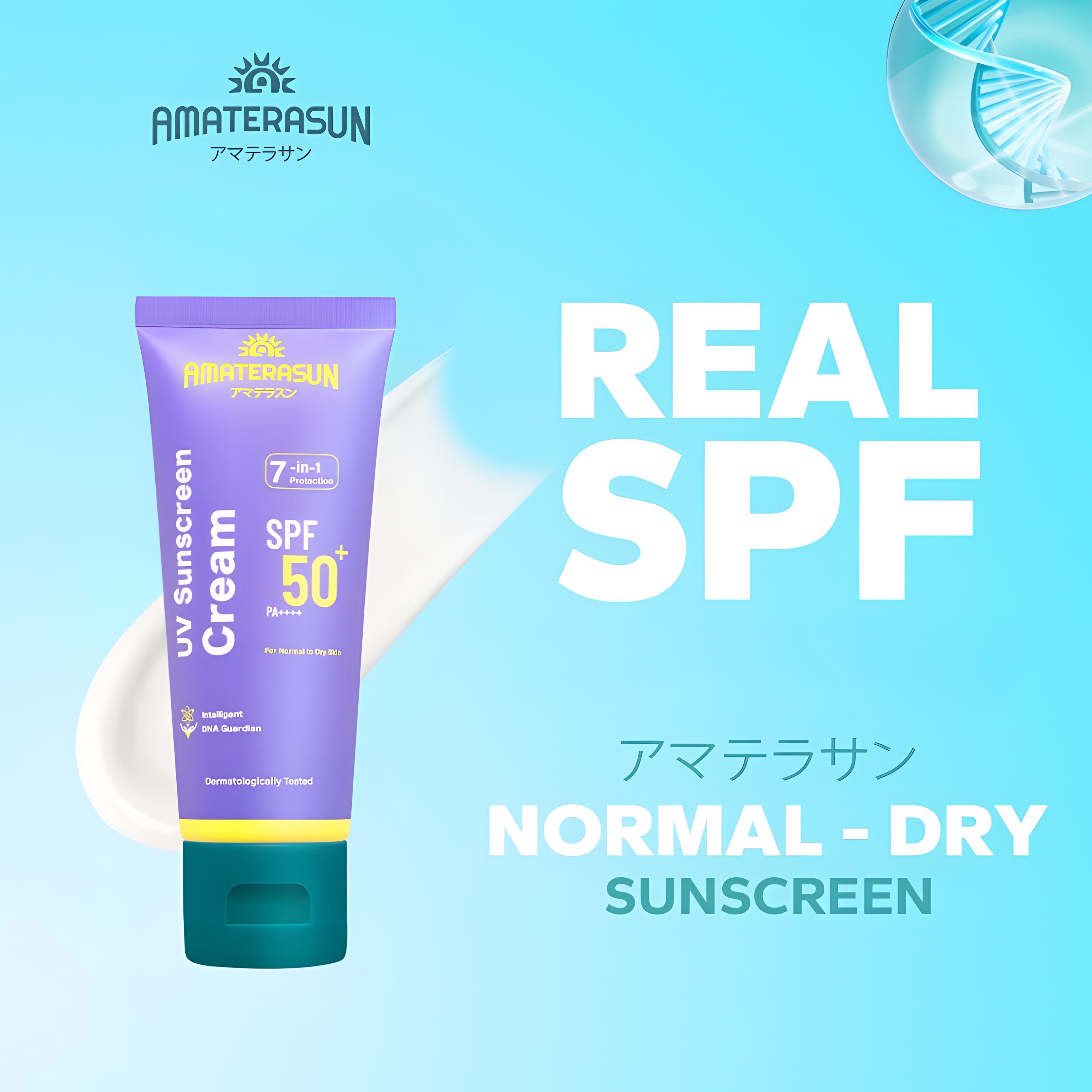 Amaterasun UV Sunscreen Cream SPF50+ PA++ 50gr
