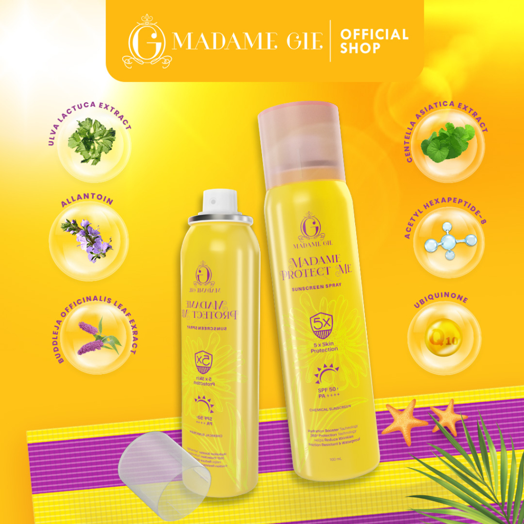 Madame Gie Protect Me Sunscreen Spray SPF50+ PA++++ 50ml