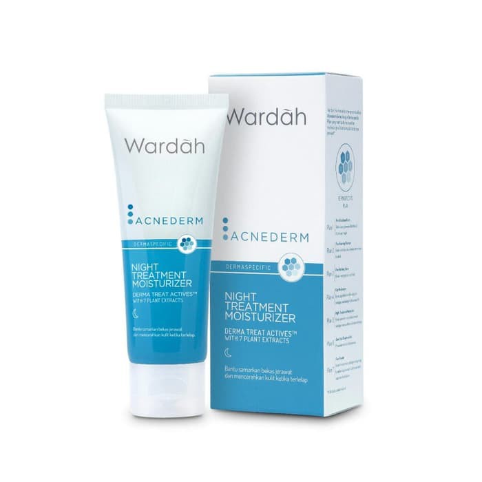 Wardah Acnederm Night Treatment Moisturizer 40ml