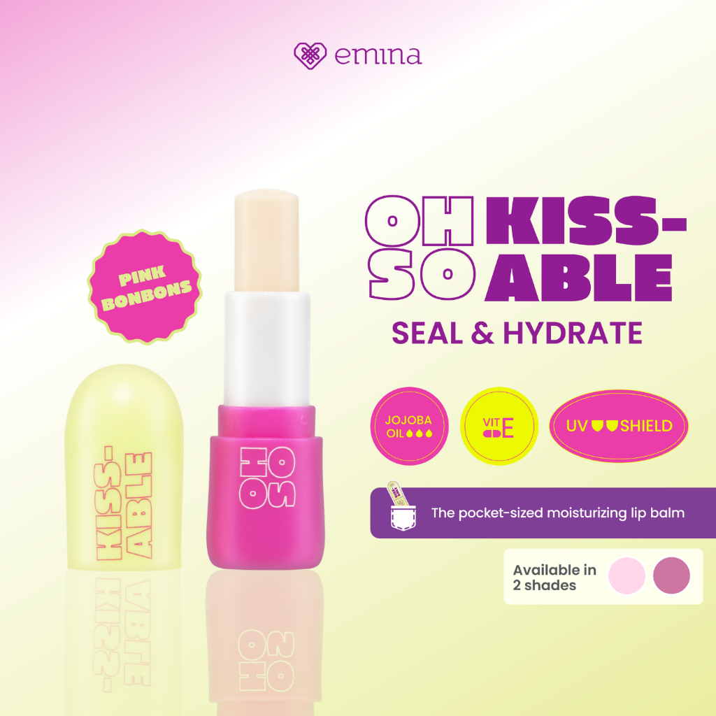 Emina Oh So Kissable Tinted Balm Stick Pink Bonbons