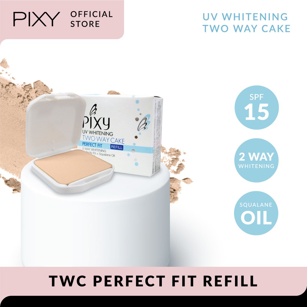 Pixy UV Whitening TWC Perfect Fit REFILL 07 Cream Beige