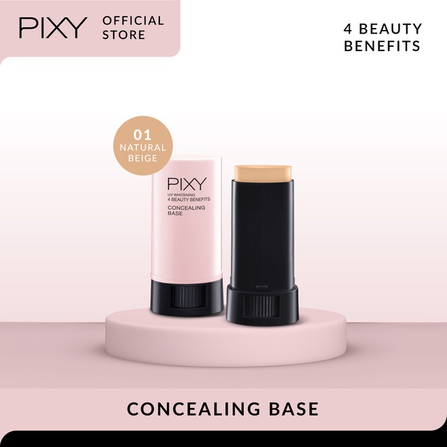 Pixy UV Whitening 4 Beauty Benefits Concealing Base SPF35 PA+++ 01 Natural Beige
