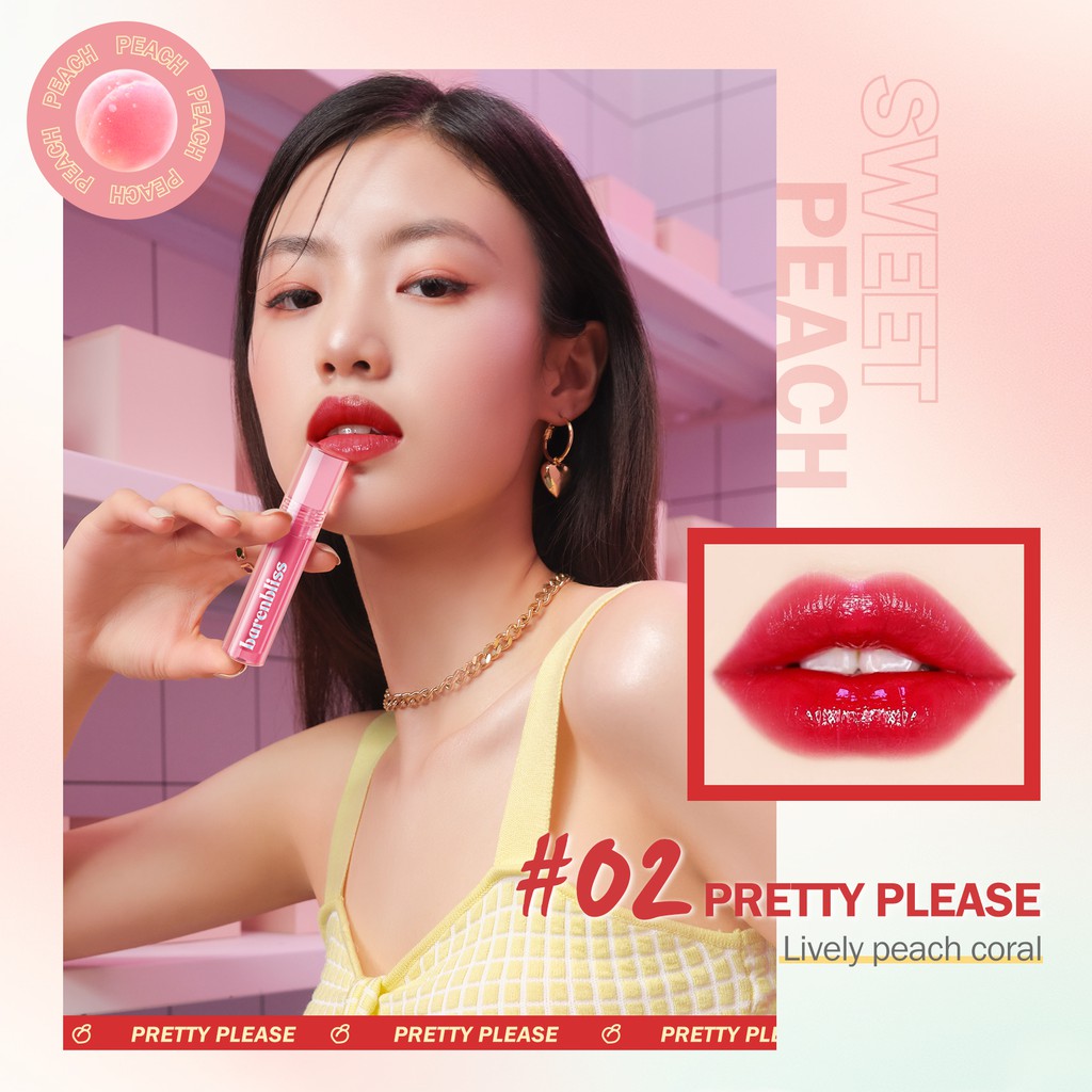 BNB Barenbliss Peach Makes Perfect Lip Tint - 02 Pretty Please
