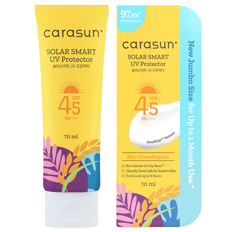Carasun Solar Smart UV Protector SPF45 PA++++ 70ml