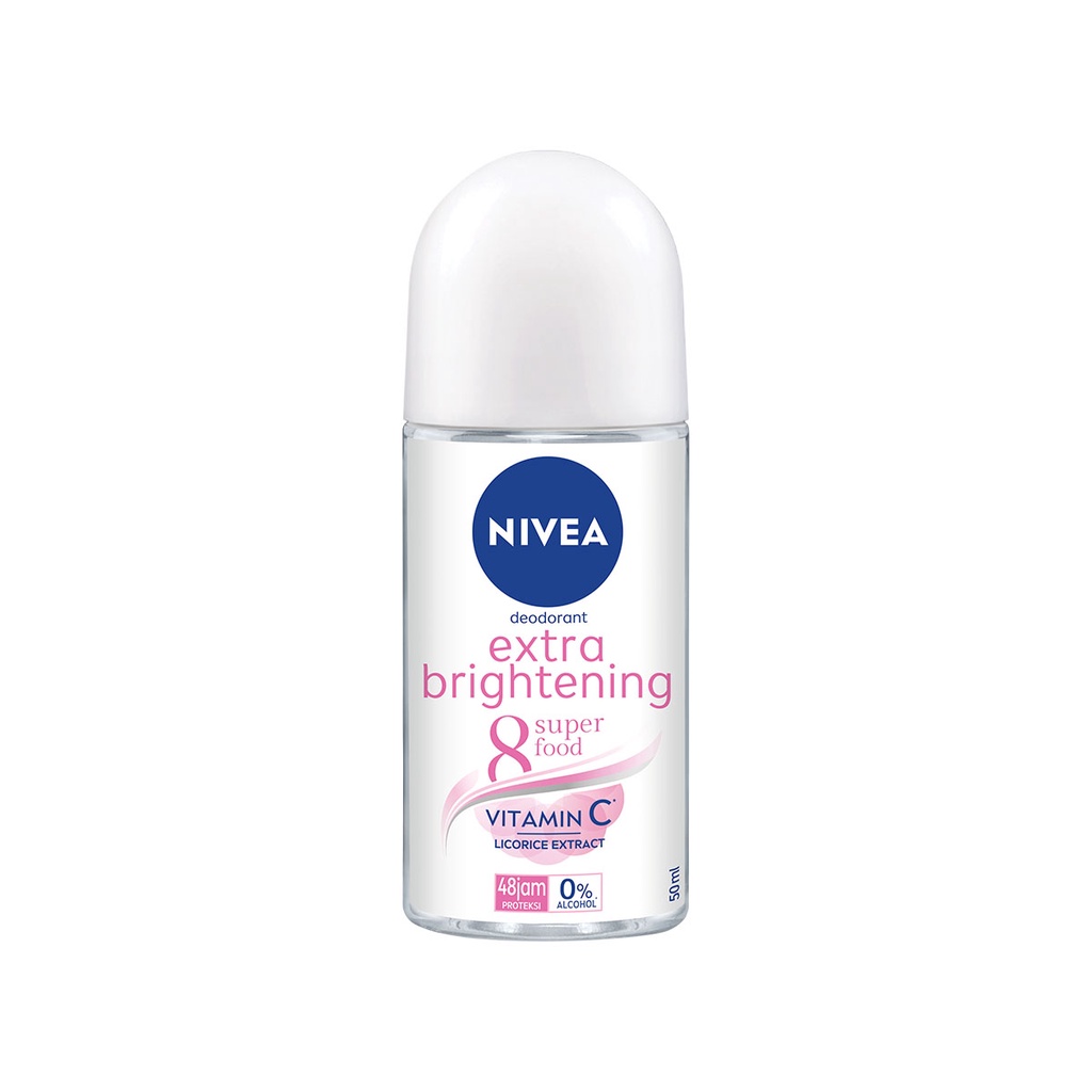 Nivea Deodorant Roll On 50ml - Extra Whitening