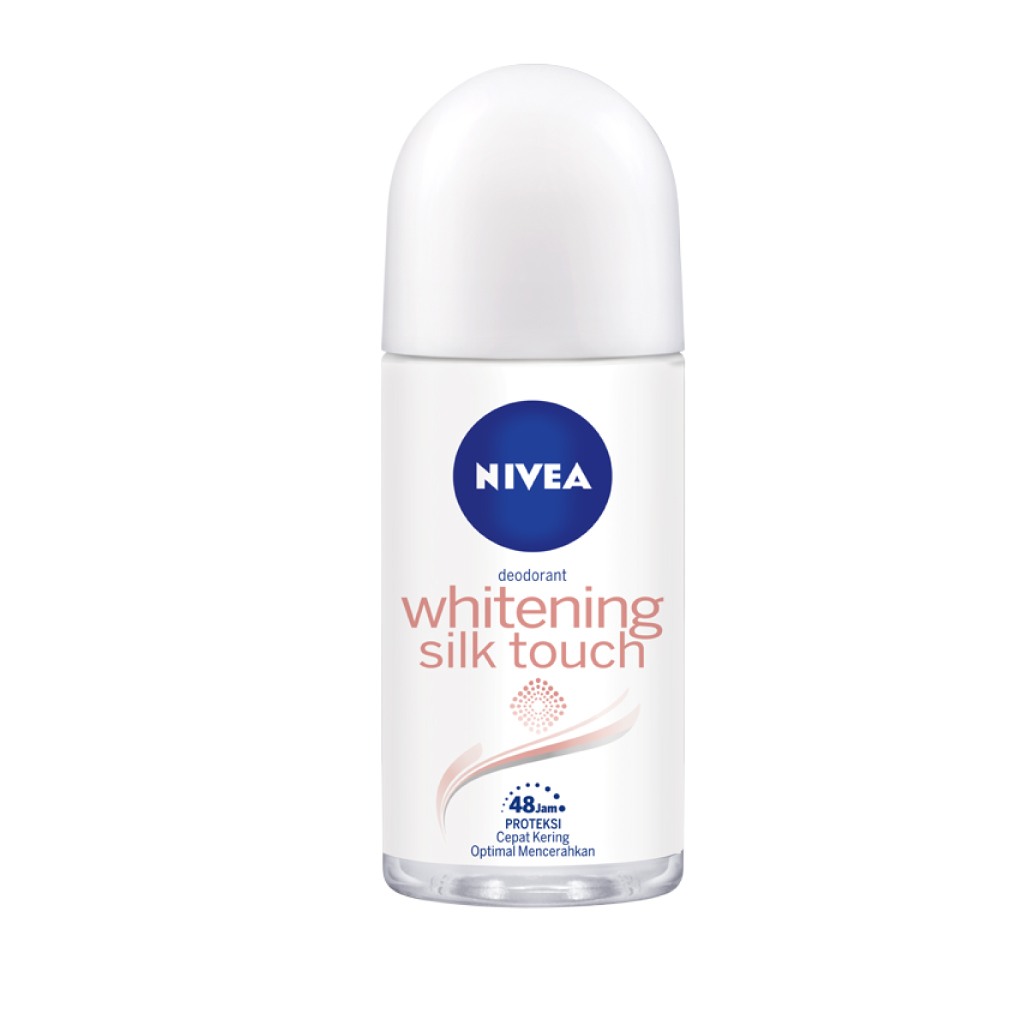 Nivea Deodorant Roll On 50ml - White Silky Touch