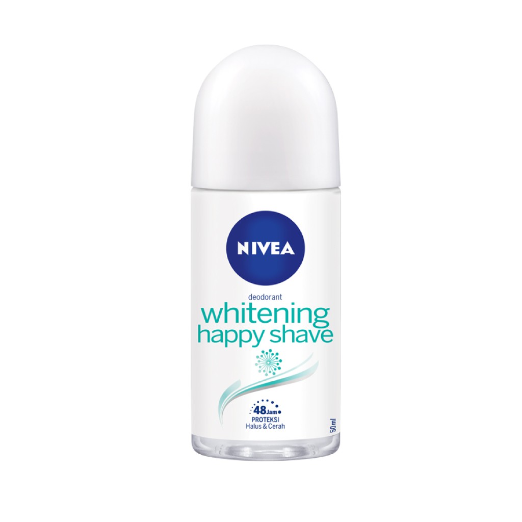 Nivea Deodorant Roll On 50ml - White Happy Shave