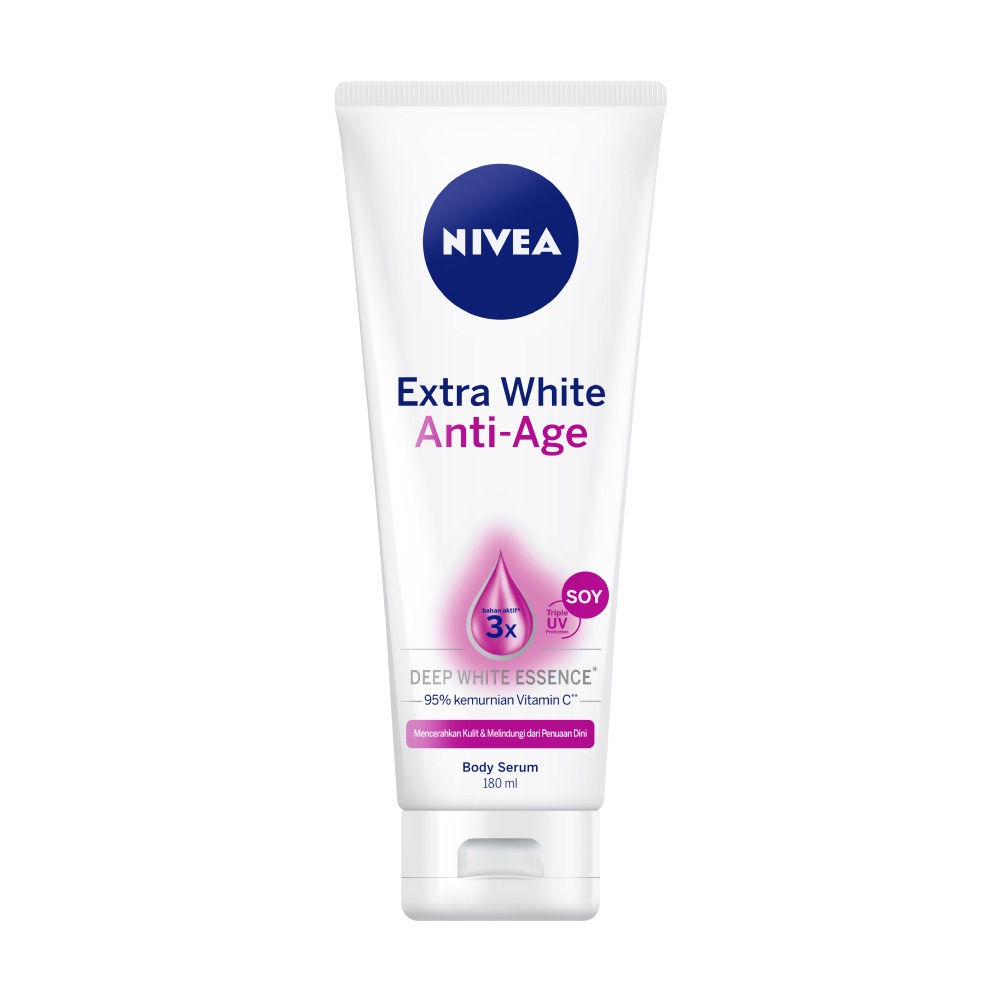 Nivea Body Serum Extra White 180ml - Anti Age