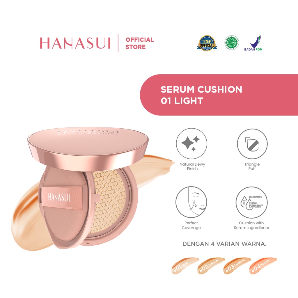 Hanasui Serum Cushion 15gr - 01 Light