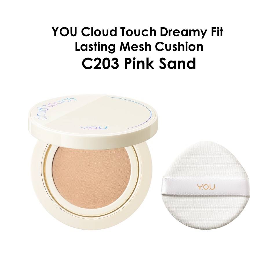 YOU Cloud Touch Dreamy-Fit Lasting Mesh Cushion SPF 30 PA+++ - C203 Pink Sand