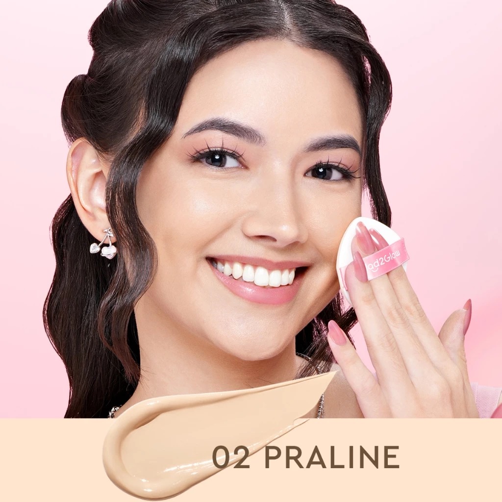 Glad 2 Glow Perfect Cover Cushion 11gr - 02 Praline
