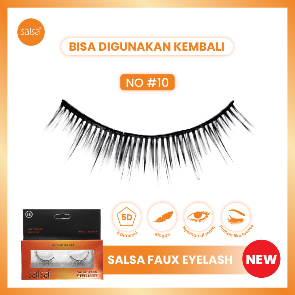 SALSA Faux Eyelash No.10 (Bulu Mata Palsu)