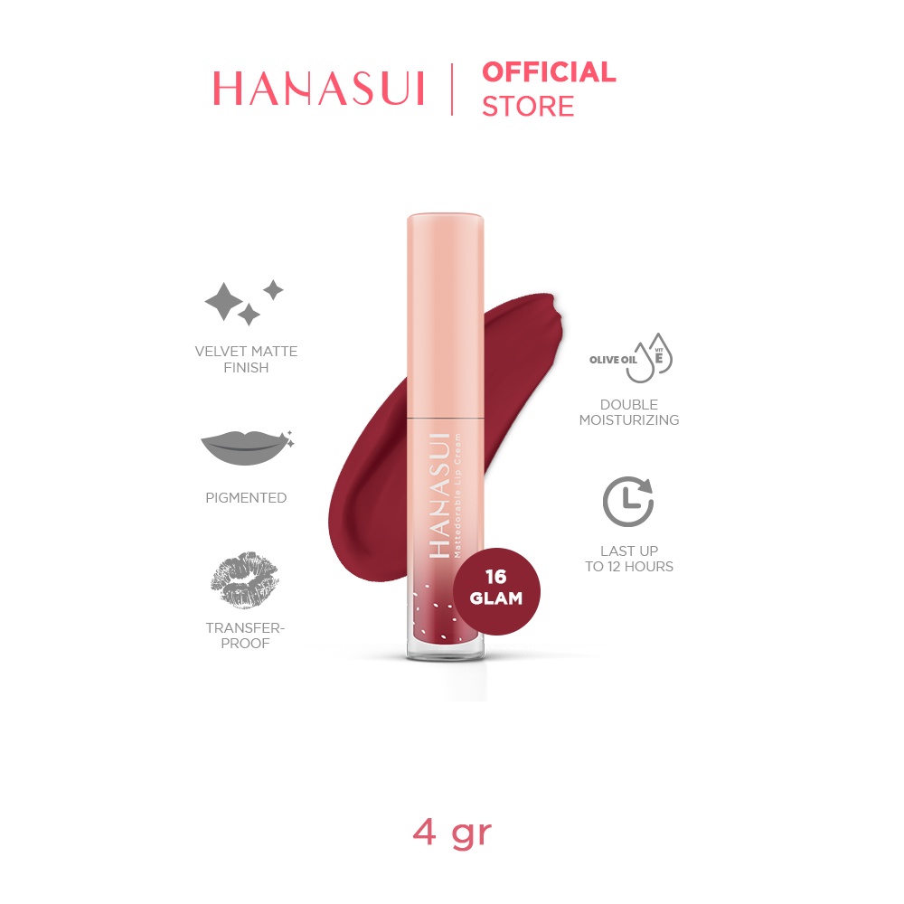 HANASUI Mattedorable Lip Cream 16 GLAM