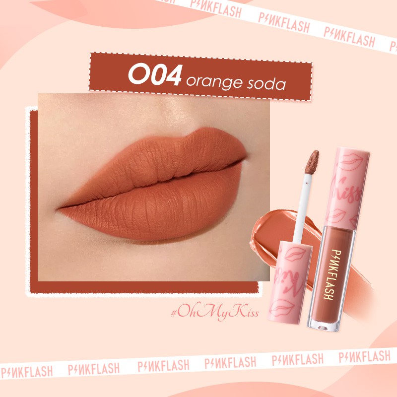 Pinkflash KISS Lasting Matte Lip Cream - O04